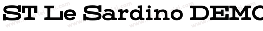 ST Le Sardino DEMO Bold字体转换
